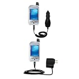 Essential Kit for the HTC 6700Q Qwest - includes Car and Wall Charger with Rapid Charge Technology - Gomadic Brand w/ TipExchange Technology