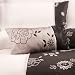Kitchen & Housewares : Dahlia Cushion Cover - 30cm x 50cm (Black)