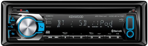 Kenwood KDC-BT47SD CD/MP3-Tuner (SD-Kartenslot, Apple iPod-ready, Bluetooth, USB 2.0) schwarz