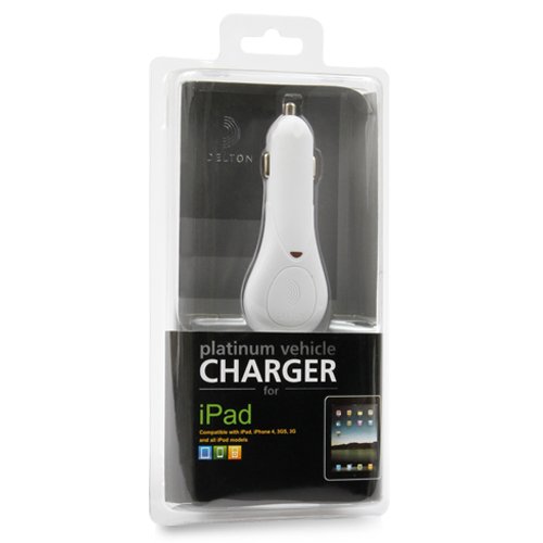 DELTON Car Charger for Apple iPad, iPad WiFi, iPad 2, iPad 2 3G, iPhone 3G, iPhone 3GS and Apple iPhone 4, Apple iPhone 4S