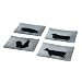 Set of 4 Glass Plates with Silhouette Animal Images