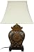 Asian D&eacute;cor Accent - 22" Ming Ceramic Spice Jar Oriental Lamp w/ Pagoda Shade - JCOX 695