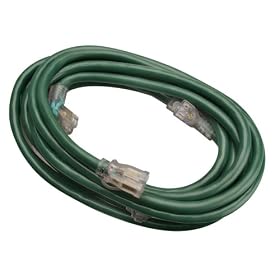 Coleman Cable 9001 25 Foot Multi-Outlet Outdoor Extension Cord