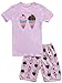 Babypajama Ice Cream Little Girls' Pajamas Set 100% Cotton Nightwear Short Pjs