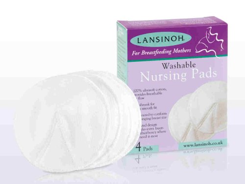 Childrens Toyshop  Third Party New : Lansinoh Washable Nursing Pads (4 Pads)