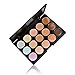 Anself 15 Color Cream Camouflage Concealers Palette Eye Face Cosmetic Makeup Earth Tone