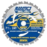 IRWIN INDUSTRIAL 24035 FRAMING/RIPPING SAW BLADE WITH WELDTEC BX/10