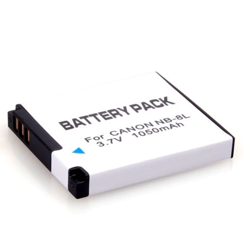 Canon PowerShot A3100 IS PowerShot A3000 IS PowerShot A3300 IS PowerShot A2200 NB-8L Replacement Lithium-Ion Battery (1000 mAh)