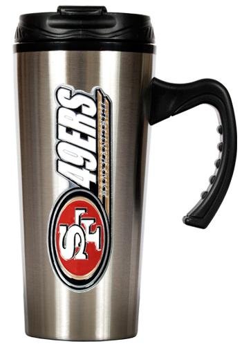 NFL San Francisco 49ers 16-Ounce Stainless Steel Travel Mug