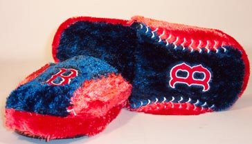 Boston Red Sox MLB Plush Slide Slippers