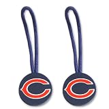 Chicago Bears Zipper Pull Charm Tag Set Luggage Pet Id Nfl
