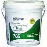 DYNAMITE 77853 785 HD CLEAR STRIPPABLE WALLCOVERING ADHESIVE SIZE:1 GALLON. by Gardner Gibson