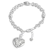 Personalized Expressions Trilogy Heart Bracelet and Jewelry Box Gift