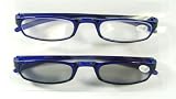 * 2 Pairs Of Reading Glasses (+2.50) : 1 Ordinary & 1 Tinted (Blue) *