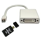 Mini DisplayPort to DVI Female Adapter Cable for Apple Macbook Macbook Pro iMac Macbook Air Mac Mini