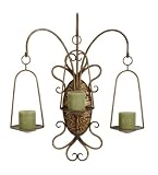26 Partylite-sister Medallion Bronze Iron Candle Sconce by by Midwest CBK