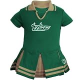 South Florida Bulls Green Toddler Cheerleader Dress