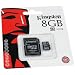 Produkt-Bild: TransFlash Micro SD 8GB + Adapter Kingston f&uuml;r Garmin-Asus n&uuml;vifone A50 n&uuml;vifone G60 n&uuml;vifone M10