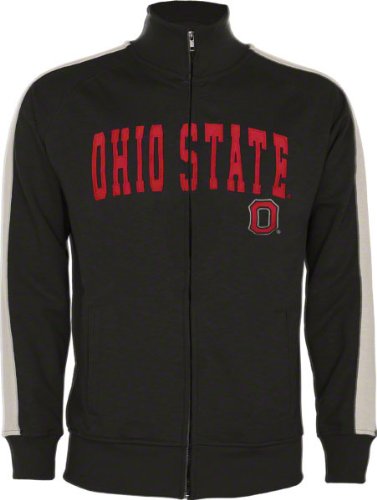 Ohio State Buckeyes Charcoal Pinnacle Slub French Terry Track Jacket