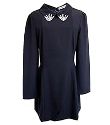 General Print Beaded Vintage Long Sleeves  Dress