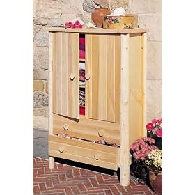 Rustic Natural Cedar Furniture Company� Cedar Log Armoire by RUSTIC NATURAL CEDAR