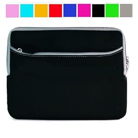 Sumac Brand Black Carrying Sleeves for Apple Macbook 13.3-inch Macbook Pro 15.4-inch Macbook Air (Many Color Available).