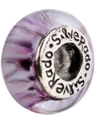 SilveRado (tm) F09 Murano Glass Risqué Bead / Charm