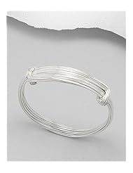 Bangle Bracelet In Sterling Silver