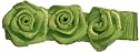 Hair Clippie Rose Buds/Apple Green from Posies Accessories (Apple Green)