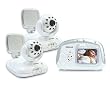 BebeSounds Portable Color Video and Sound Monitor with 2 Cameras