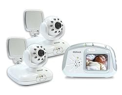 BebeSounds Portable Color Video and Sound Monitor with 2 Cameras