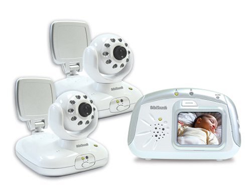 BebeSounds Portable Color Video and Sound Monitor with 2 Cameras
