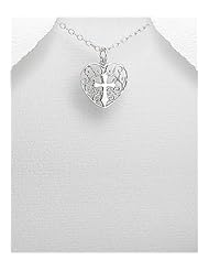 Cross Pendant Necklace In 92.5 Sterling Silver