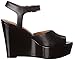 Nine West Women's April Leather Wedge Sandal