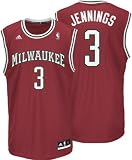 Adidas Milwaukee Bucks Brandon Jennings Revolution 30 Replica Alternate Jersey Medium