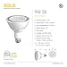 SELS Par38 Led Bulb, Dimmable, 16 Watt, 1050 Lumens, E26 Standard Base, 75 Watt Incandescent Bulb Equivalent, UL, 2700K Soft White - Suitable for Damp Locations
