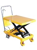 Hydraulic Hand Table Lift Push Truck Cart