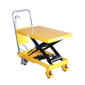 Buy (E-TL-1100) Hydraulic Hand Table Lift Push Truck Cart by JORESTECH now!