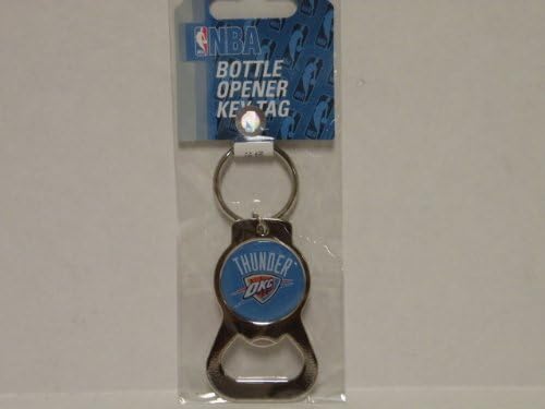 NBA Oklahoma City Thunder Bottle Opener Key Tag, Key Chain