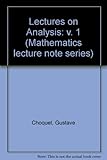 Lectures on analysis