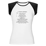 A Theatre Dictionary Theatre Women's Cap Sleeve T-Shirt by CafePress