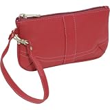Piel Leather Ladies Clutch with Wristlet