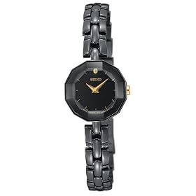 Seiko Ladies Dress Black Ion Watch #SUJF15 by Seiko