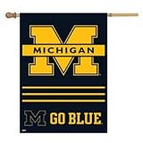 Michigan Wolverines NCAA Vertical Flag (27x37)