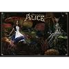 American McGee's Alice (Alice and Cheshire Cat in Garden) Video Game Poster Print - 34x22