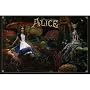 American McGee's Alice (Alice and Cheshire Cat in Garden) Video Game Poster Print - 34x22