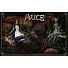 American McGee's Alice (Alice and Cheshire Cat in Garden) Video Game Poster Print - 34x22