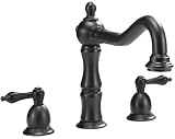 Belle Foret GRT01-ORB Oil Rubbed Bronze Roman Garden Bathtub Tub Bathroom Faucet With Valve