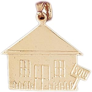 CleverEve's 14k Gold Charm Houses 2.1 - Gram(s)