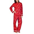 Xhilaration&reg; Juniors Flannel 2 Pc Pajamas Set - Barn Red Snowflake